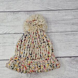 Zara Girls Beanie Pom Pom‎ Knit Hat